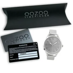Oozoo Damen Armbanduhr Timepieces Analog Metall silber UOC9115A
