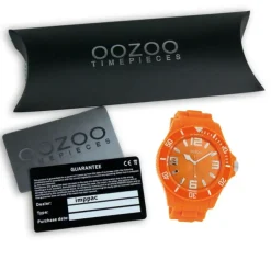 Oozoo Damen Armbanduhr Timepieces Analog Silikon orange UOC4333A
