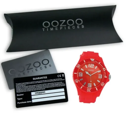 Oozoo Damen Armbanduhr Timepieces Analog Silikon pink UOC4334A