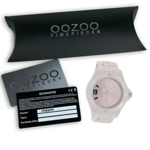 Oozoo Damen Armbanduhr Timepieces Analog Silikon rosa UOC4345A