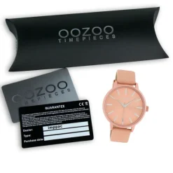 Oozoo Damen Armbanduhr Timepieces C10617 Analog Leder pink UOC10617