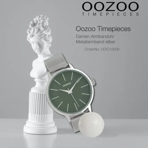 Oozoo Damen Armbanduhr Timepieces Analog Metall silber UOC10006