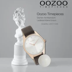 Oozoo Damen Armbanduhr Timepieces C11048 Analog Leder braun UOC11048
