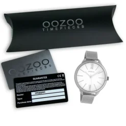 Oozoo Damen Armbanduhr Timepieces Analog Metall silber UOC10134