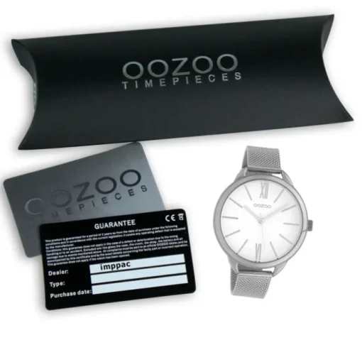 Oozoo Damen Armbanduhr Timepieces Analog Metall silber UOC10134