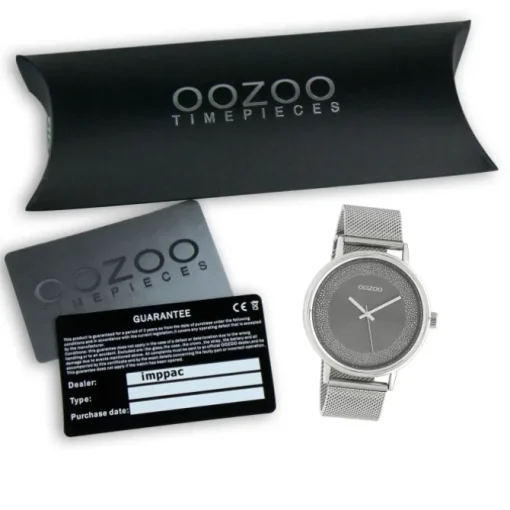 Oozoo Damen Armbanduhr Timepieces Analog Metall silber UOC10625