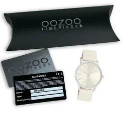 Oozoo Damen Armbanduhr Timepieces Analog Leder beige UOC11371
