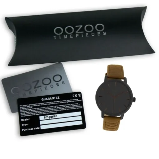 Oozoo Damen Armbanduhr Timepieces Analog Leder braun UOC10132