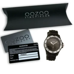 Oozoo Damen Armbanduhr Timepieces Analog Silikon schwarz UOC4353A