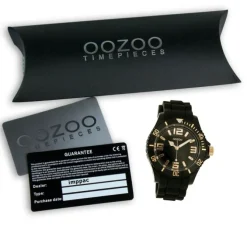 Oozoo Damen Armbanduhr Timepieces Analog Silikon schwarz UOC4354A