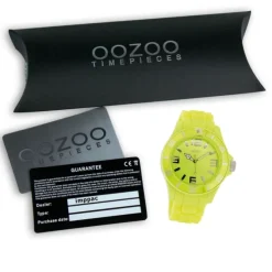 Oozoo Damen Armbanduhr Timepieces Analog Silikon grün UOC4366A