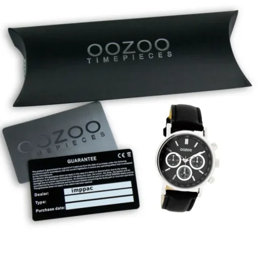 Oozoo Damen Armbanduhr Timepieces Analog Leder schwarz UOC5329A