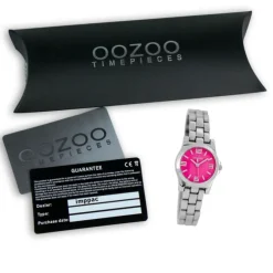 Oozoo Damen Armbanduhr Timepieces Analog Metall silber UOC6220A