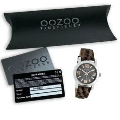 Oozoo Damen Armbanduhr Timepieces Analog Leder braun UOC7129A