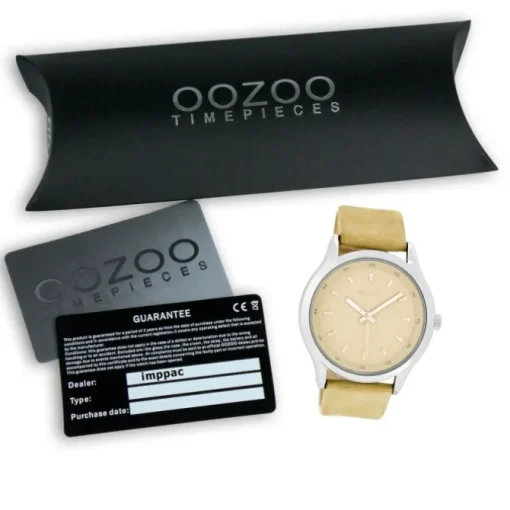 Oozoo Damen Armbanduhr Timepieces Analog Leder gelb UOC7435A