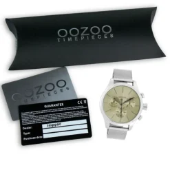 Oozoo Damen Armbanduhr Timepieces Analog Metall silber UOC9095A