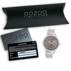 Oozoo Damen Armbanduhr Timepieces Analog Metall silber UOC9116A