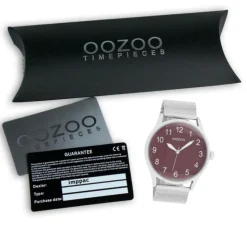 Oozoo Damen Armbanduhr Timepieces Analog Metall silber UOC9517A