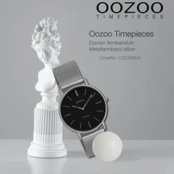 Oozoo Damen Armbanduhr Timepieces Analog Metall silber UOC9930A
