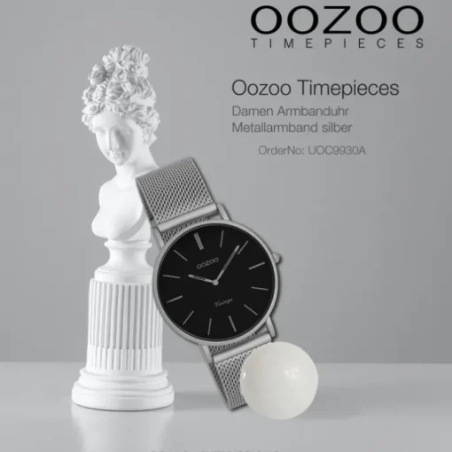 Oozoo Damen Armbanduhr Timepieces Analog Metall silber UOC9930A
