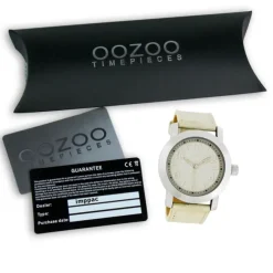 Oozoo Damen Armbanduhr Timepieces Analog Leder beige UOC5150A
