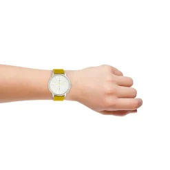 Oozoo Damen Armbanduhr Timepieces C10585 Analog Leder gelb UOC10585