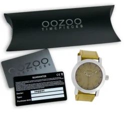 Oozoo Damen Armbanduhr Timepieces Analog Leder gelb UOC5151A