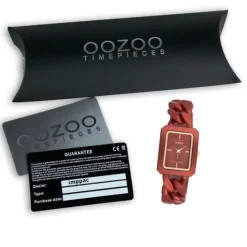 Oozoo Damen Armbanduhr Timepieces Analog Kunststoff rot UOC11277