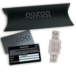 Oozoo Damen Armbanduhr Timepieces Analog Kunststoff taupe braun UOC11275