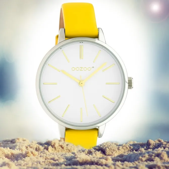 Oozoo Damen Armbanduhr Timepieces JR312 Analog Leder gelb UOJR312