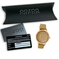 Oozoo Damen Armbanduhr Timepieces Analog Leder gelb UOC9100A