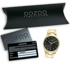 Oozoo Damen Armbanduhr Timepieces C10965 Analog Edelstahl gold UOC10965