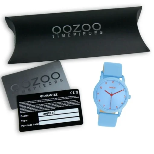 Oozoo Damen Armbanduhr Timepieces Analog Leder blau UOC11168