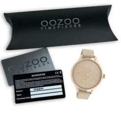 Oozoo Damen Armbanduhr Timepieces C10086 Analog Leder beige UOC10086