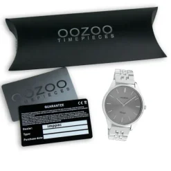 Oozoo Damen Armbanduhr Timepieces Analog Metall silber UOC9983A