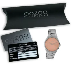 Oozoo Damen Armbanduhr Timepieces Analog Metall silber UOC10341