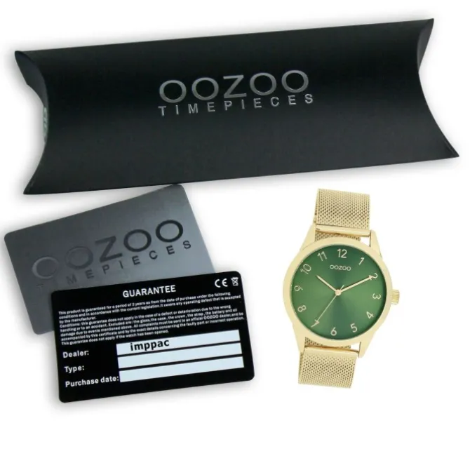 Oozoo Damen Armbanduhr Timepieces Analog Metall gold UOC11324