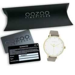 Oozoo Damen Armbanduhr Timepieces C11037 Analog Leder taupe UOC11037