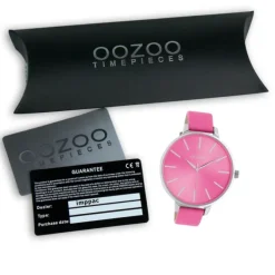 Oozoo Damen Armbanduhr Timepieces C10984 Analog Leder pink UOC10984