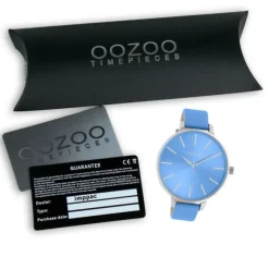 Oozoo Damen Armbanduhr Timepieces C10982 Analog Leder blau UOC10982