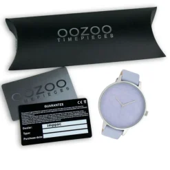 Oozoo Damen Armbanduhr Timepieces C10103 Analog Leder hellblau UOC10103