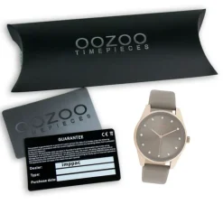 Oozoo Damen Armbanduhr Timepieces C11047 Analog Leder taupe UOC11047