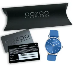 Oozoo Damen Armbanduhr Timepieces C10987 Analog Leder blau UOC10987