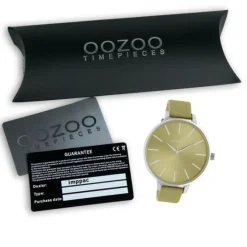 Oozoo Damen Armbanduhr Timepieces C10981 Analog Leder ockergelb UOC10981