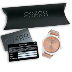 Oozoo Damen Armbanduhr Timepieces Analog Leder rosa UOC1088A