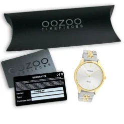 Oozoo Damen Armbanduhr Timepieces Analog Metall silber gold UOC9984A