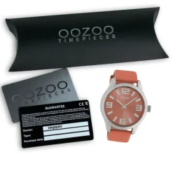 Oozoo Damen Armbanduhr Timepieces C10675 Analog Leder orange UOC10675