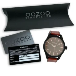 Oozoo Damen Armbanduhr Timepieces Analog Leder braun UOC7427A