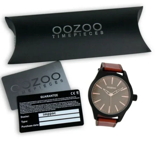 Oozoo Damen Armbanduhr Timepieces Analog Leder braun UOC7427A