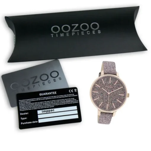 Oozoo Damen Armbanduhr Timepieces C11032 Analog Leder mehrfarbig UOC11032
